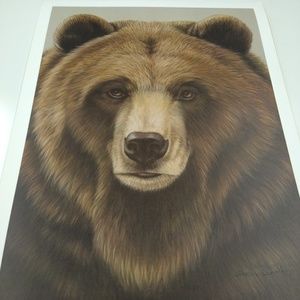 Grizzly Bear by Harold Rigsby 680/975 Signed